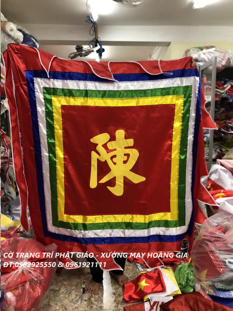In cờ thần theo yêu cầu - Hà Nội Flag 038.707.6789
