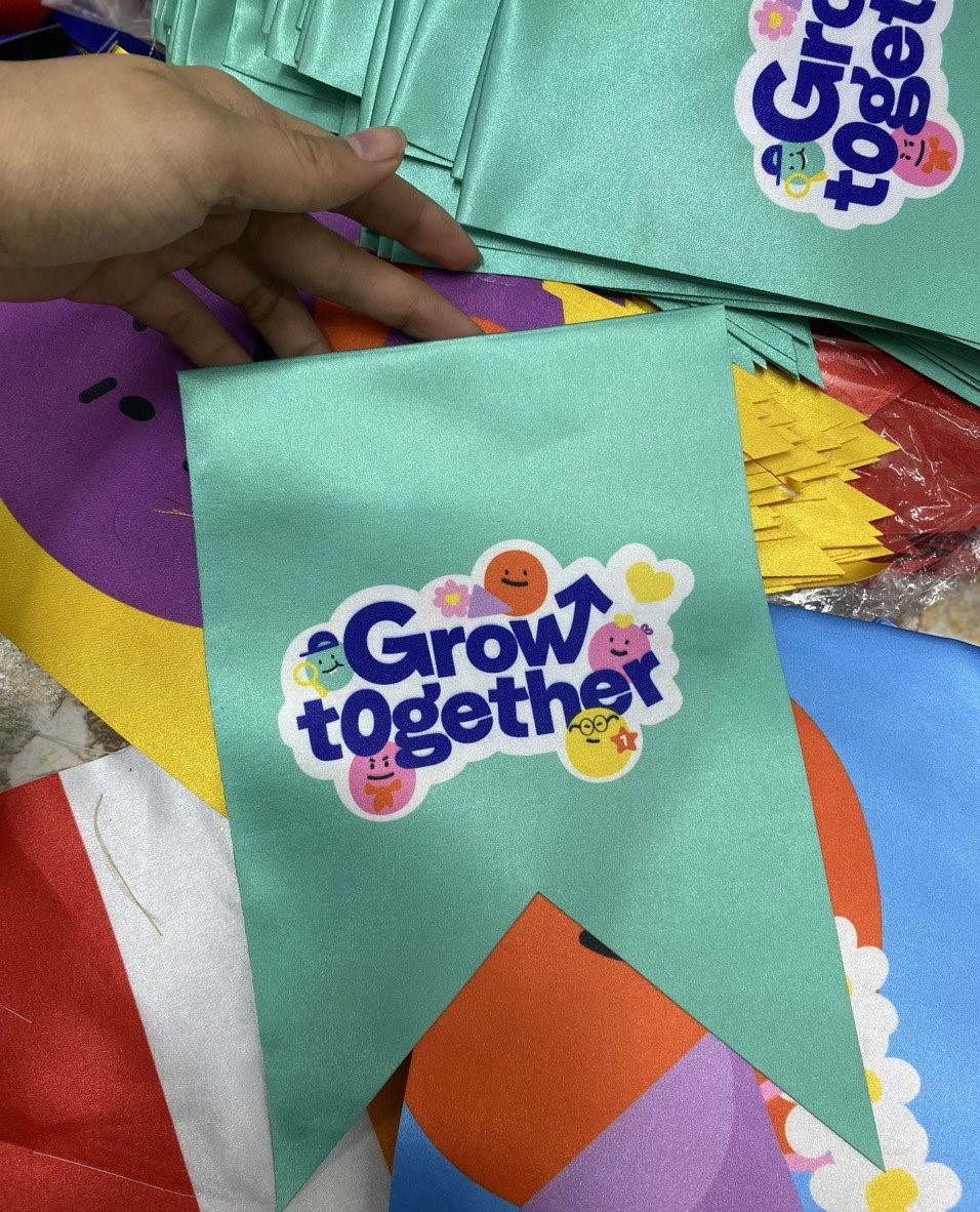 Cờ dây in theo yêu cầu