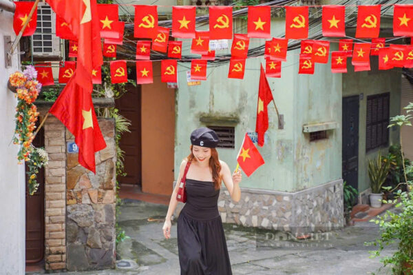 cờ dây sao đảng Hà Nội