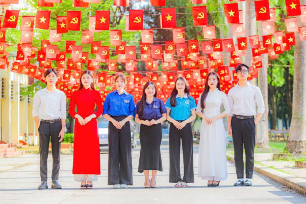 cờ dây sao đảng đẹp